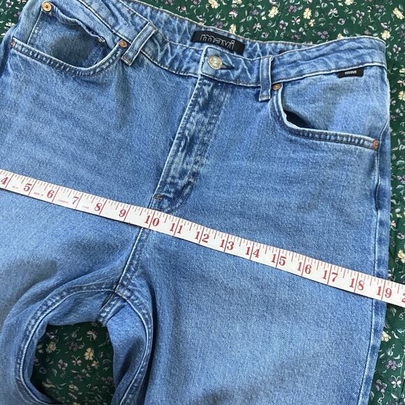 Mavi New York High Rise Straight Leg Jeans Womens 30 Blue - Picture 12 of 13